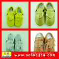 Wholesale top quantity OEM free shipping candy color bow soft moccasin girls leisure shoes